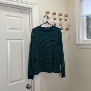 Ralph Lauren - Long Sleeve Striped Shirt - Green / Black - L